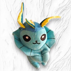 Vaporeon 4 in Plush Keychain Purse Bag Bookbag Charm Pokemon